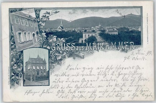 67487 w6735 maikammer - maikammer, 1897