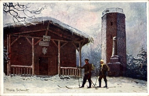 Künstler schmidt franz - künstler, ak