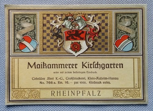 Altes weinetikett - altes,