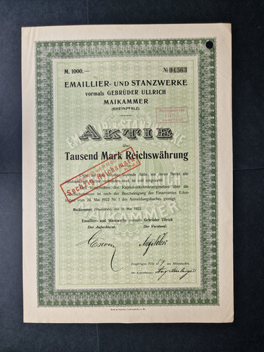 Emaillier und stanzwerke - emaillier-,