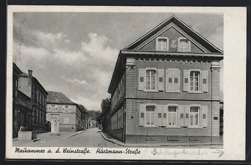 Ansichtskarte maikammer blick - ansichtskarte, maikammer,