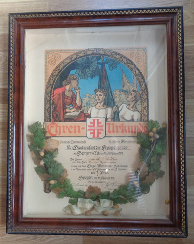 Dreidimensional ehrenurkunde - dreidimensional,